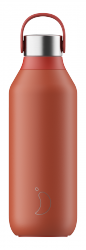 Chilly's SERIES 2 Stalowa Butelka Termiczna 500 ml Czerwona