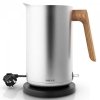 Eva Solo NORDIC KITCHEN Czajnik Elektryczny 1,5 l Srebrny Matowy - Drewniany Uchwyt