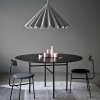 Menu SNAREGADE Stół Okrągły 120 cm Czarny / Blat Ciemny Dąb