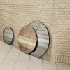 AYTM - CIRCUM Lustro Ścienne Okrągłe 110 cm Taupe - Tafla Klasyczna
