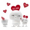 Hoptimist BUMBLE Figurka Optymisty z Serduszkiem L Biały - I Love U