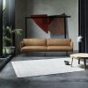 Muuto OUTLINE Sofa 3-Osobowa - Brązowa Skóra / Czarne Nogi