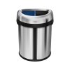simplehuman OPEN RECYCLER Kosz do Segregacji Śmieci 66 l 2 Komory
