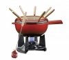 Spring FONDUE Szwajcarski Zestaw do Fondue Serowego dla 8 Osób / Czerwony