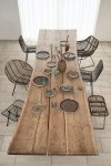 Villa Collection SCANDI Krzesło Rattanowe z Czarną Podstawą