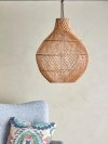 Bloomingville CANELA Lampa Wisząca z Naturalnego Rattanu 50 cm