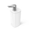 Simplehuman STEEL Stalowy Dozownik do Mydła w Płynie 295 ml / Biały