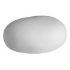 Rader STONE Lampka Świecący Kamień - Lampka LED z Porcelany - L / Biały