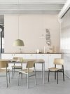 Muuto LOFT Krzesło - Czarne/Siedzisko Dębowe