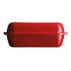 Emile Henry NATURE Ceramiczna Forma do Pieczenia Chleba 4,5 l Czerwona