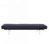 Muuto OUTLINE Leżanka 200 cm Tkanina Granatowa Vidar 554 / Nogi Srebrne Aluminium