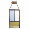 Bloomingville DREW Metalowy Lampion z Kolorowym Szkłem