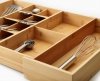 Joseph Joseph DRAWER Rozsuwany Organizer na Sztućće - Wkład do Szuflady / Drewniany