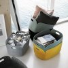 Muuto RESTORE Pojemnik - Kosz Filcowy do Przechowywania Niski - Granatowy