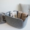 Muuto RESTORE Pojemnik - Kosz Filcowy do Przechowywania - Żółty