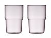 Lyngby Glass TORINO Szklanki do Napojów 400 ml 2 Szt. / Różowe