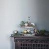 Lyngby Porcelain RHOMBE Bombka Porcelanowa - Szara