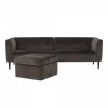 Bloomingville LANNA Kanapa - Sofa Tapicerowana / Brązowa