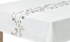 Kähler HAMMERSHØI CHRISTMAS Zdobiony Obrus Świąteczny 150x320 cm Biały