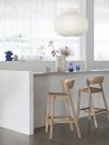 Muuto COVER BAR Hoker - Krzesło Barowe 96 cm Dąb Naturalny