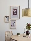 Hübsch EDGE Lampa Wisząca 40 cm / Złota