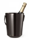 Rosendahl GRAND CRU BAR Stalowy Kubełek Chłodzący na Lód do Szampana lub Wina / Czarny Metalik / Edycja Limiowana