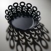 Alessi VIMINI Stalowy Kosz - Misa Dekoracyjna 27 cm / Czarna