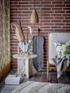 Bloomingville DAIVA Dekoracja Drewniane Pióro 94 cm / Czarne