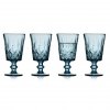 Lyngby Glass SORRENTO Kieliszki do Wina 290 ml 4 Szt. / Niebieskie