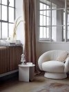 Bloomingville TED Fotel Tapicerowany / Biały