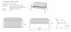Blomus YUA WIRE Sofa Ogrodowa / Szara Granite Grey