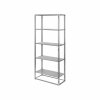 Kristina dam studio FOLDABLE Regał Stalowy 180 cm / Srebrny