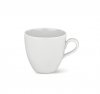 Alessi MAMI Filiżanki ze Spodkami do Kawy 200 ml 6 Szt. Białe