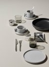 Blomus PILAR Filiżanka ze Spodkiem do Kawy 200 ml 2 Szt. Szara Mirage Grey