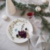 Kähler HAMMERSHØI CHRISTMAS Talerz Świąteczny 27 cm / Biały