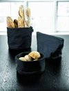 Stelton CLASSIC Bawełniany Chlebak - Pojemnik na Pieczywo / Czarny