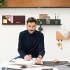 Muuto FOLDED Organizer - Półka Ścienna 63 cm Czarna