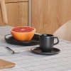 Eva Solo NORDIC KITCHEN Filiżanka do Kawy Espresso 70 ml / Czarna 4 Szt.