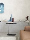 Muuto RELATE Stolik Pomocniczy - Boczny 73,5 cm Czarny / Blat Ciemny Dąb