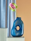 Bloomingville HARRI Szklany Wazon do Kwiatów 30 cm / Niebieski