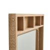 Andersen Furniture GLANCE Lustro Ścienne w Dębowej Ramie z Półkami