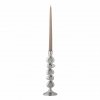 Bloomingville METINA Świecznik Aluminiowy 28,5 cm / Srebrny