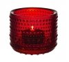 Iittala KASTEHELMI Świecznik Tealight / Czerwony