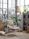 Bloomingville HAZEM Witryna - Szafa z Efektem Postarzania / Zielona