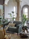 Bloomingville SPENCER Kanapa - Sofa Tapicerowana / Zielona