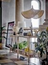 Bloomingville LETICIA Lampa Wisząca z Bambusowym Kloszem