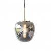 Hübsch REFLECT Lampa Wisząca 25 cm / Klosz Szary Opalizujący