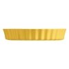 Emile Henry NATURAL CHIC Ceramiczna Wysoka Forma do Tarty 32 cm / Żółta