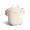 Emile Henry Kompostownik Ceramiczny 3,9 l / Kremowy