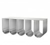 Kristina dam studio CURVED Stalowa Ławka / Srebrna Matowa